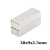38X9X2.5mm Neodyum Güçlü Mıknatıs - Neodim Magnet