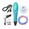 3D Kalem 3D Pen Yazıcı - 3 Farklı Renk PLA Filament Hediyeli