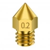 3D Yazıcı-Printer MK8 0.2mm Pirinç Nozzle