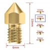 3D Yazıcı-Printer MK8 0.3mm Pirinç Nozzle