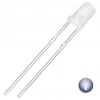 3mm Led Beyaz Diyot Diffused 1 Adet