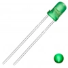 3mm Led Yeşil Diyot Diffused 1 Adet