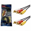 3RCA to 3RCA Ses Görüntü Tos Vcd Kablosu Altın Uç 1.5m