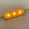 3W Mercekli Modül 3lü Led - Sarı 12V