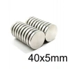 40X5mm Neodyum Güçlü Mıknatıs - Neodim Magnet