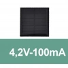 4,2V-100mA Güneş Paneli (Solar Panel) 60x60 mm