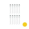 4.8mm Sarı Mantar Led Paketi - 10 Adet