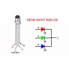 5mm RGB Led Ortak Katot - 4 Pin