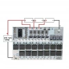 5S 100A LiFePO4 Balanslı BMS Beyaz PCB