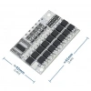 5S 100A LiFePO4 Balanslı BMS Beyaz PCB