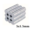5x1.5mm Neodyum Güçlü Mıknatıs - Neodim Magnet