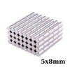 5x8mm Neodyum Güçlü Mıknatıs - Neodim Magnet