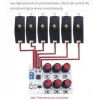 6 Kanal Potansiyometreli Servo Motor Kontrol Kartı