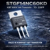 STGF14NC60KD Igbt 600V 14A Transistör To-220FP
