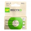 GP ReCyko 950 mAh AAA Şarj Edilebilir İnce Kalem Pil 4lü Paket