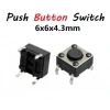 6x6x4.3mm Tach Buton Push Button 4 Bacak