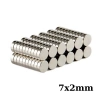 7x2mm Neodyum Güçlü Mıknatıs - Neodim Magnet