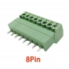 8 Pin 3.81mm Geçmeli 180C Takım Klemens