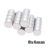 8x4mm Neodyum Güçlü Mıknatıs - Neodim Magnet