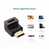 90° HDMI to HDMI Erkek-Dişi (M2F) Dönüştürücü Çevirici