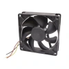 92x92x25mm 12V 0.26A Fan 3 Kablolu - Siyah