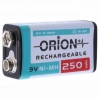 9V 250mAh Ni-Mh Şarj Edilebilir Pil 1 Adet
