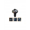 AFT-13 Wireless 3.1A 2xUSB TF Kartlı Type-C RGB Işıklı FM Transmitter