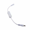 Anahtarlı DC Adaptör Uzatma Kablosu - Beyaz
