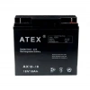 Atex 12V 18Ah Akü