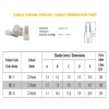 CE-5 4.0-6.0mm2 Kablo Ucu Kapama Terminali 100 Adet