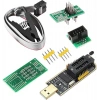 CH341A 24 25 Serisi EEPROM Flash BIOS USB Programlayıcı + SOIC8 Test Klipsi