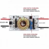 DC-DC 10A 250W Voltaj Yükseltici Dönüştürücü Led Sürücü Devre Kartı