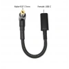 Dişi Type C - Erkek 4.8x1.7mm Jack Dönüştürücü Kablo Tip-C to 4817