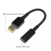 Dişi Type C - Erkek Square Plug Dönüştürücü Kablo Lenovo Uyumlu