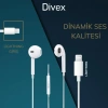 Divex Apple-Iphone Uyumlu Lightning Kablolu Kulaklık DH-254