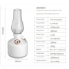 Divex Gaz Lambası Görünümlü Hava Nemlendirici Vintage Lamp Humidifier H-47