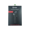 Divex Kablolu Mikrofonlu Kulakiçi Kulaklık Siyah Earphones DH-262