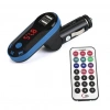 Divex Kumandalı Çakmaklık Girişli Araç Fm Transmitter Bluetooth 2xUSB - SD Kart Mavi DT-600