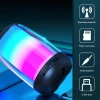Divex Pluse 4 Mini Taşınabilir RGB Ledli Siyah Bluetooth Hoparlör DM-90