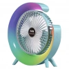 Divex Renkli 3 Modlu Taşınabilir Masaüstü Fan Mavi PV-16
