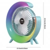 Divex Renkli 3 Modlu Taşınabilir Masaüstü Fan Mavi PV-16