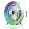 Divex Renkli 3 Modlu Taşınabilir Masaüstü Fan Yeşil PV-16