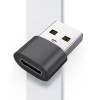 Divex Type-C Dişi USB3.0 Erkek OTG Adaptör Çevirici Siyah DC-178