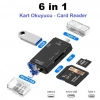 Divex USB3.0 - Type-C - Micro USB Girişli SD-Micro-SD Kart Okuyucu OTG Card Reader