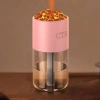 Divex Yanardağ Görünümlü Hava Nemlendirici Volcano Humidifier Pembe H-42