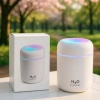 Divex Renkli Led Işıklı Hava Nemlendirici USB Colorful Humidifier Beyaz H-17