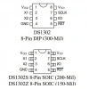 DS1302 DIP8 Entegre