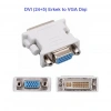 DVI 24+5 Erkek to VGA Dişi Çevirici Dvi Male to Vga  Female Convertor
