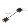 DVI-D (24+1) To Vga Aktif Dönüştürücü Adaptör Kablo Siyah DVI-D Erkek VGA Dişi
