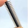 Erkek Pin Header 2X20 Pin Male 2.54mm 90° Çift Sıra